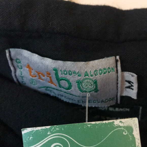 tribu 100% Cotton Wide Leg Pants / NWT - Picture 4 of 8